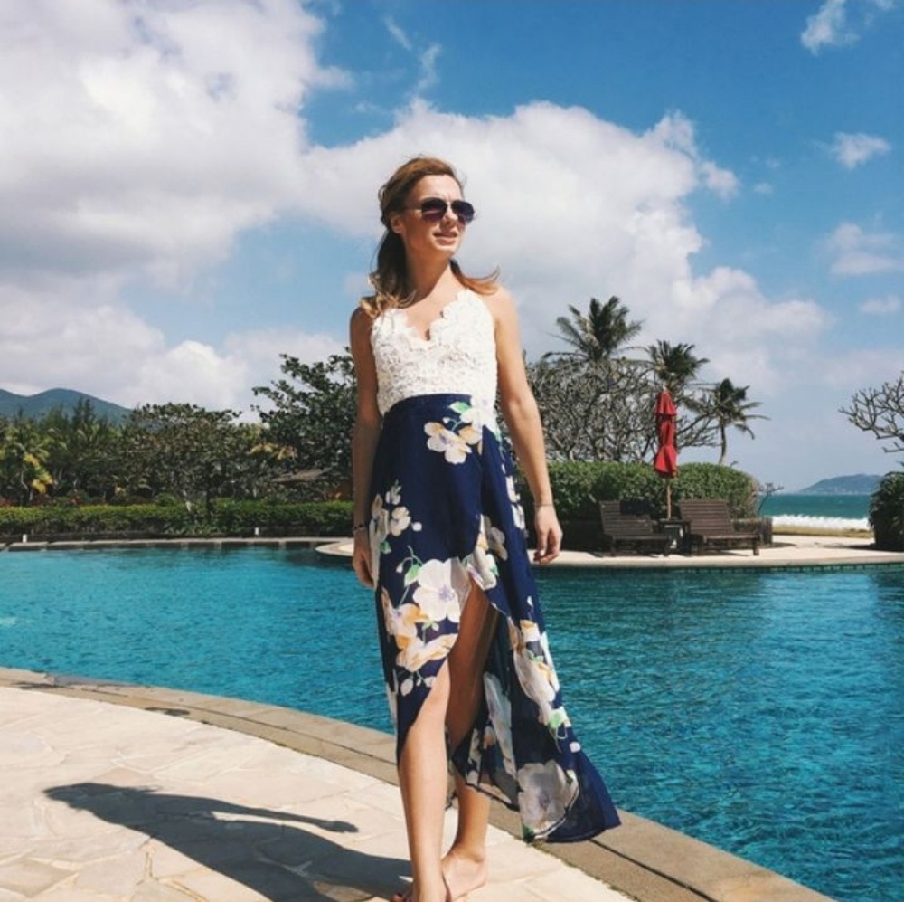 Temporarily Restocked! Strappy Summer Maxi - Picture 4 of 8